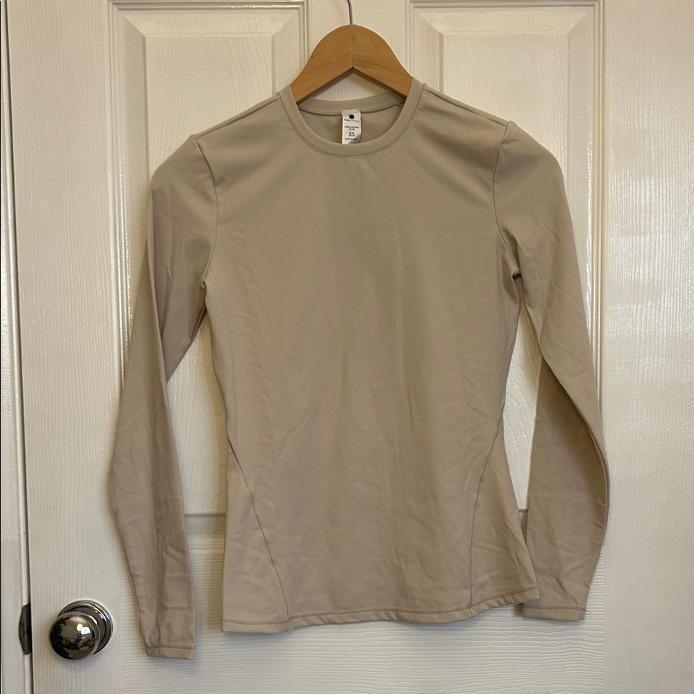Yogalicious Cream Long Sleeve Top